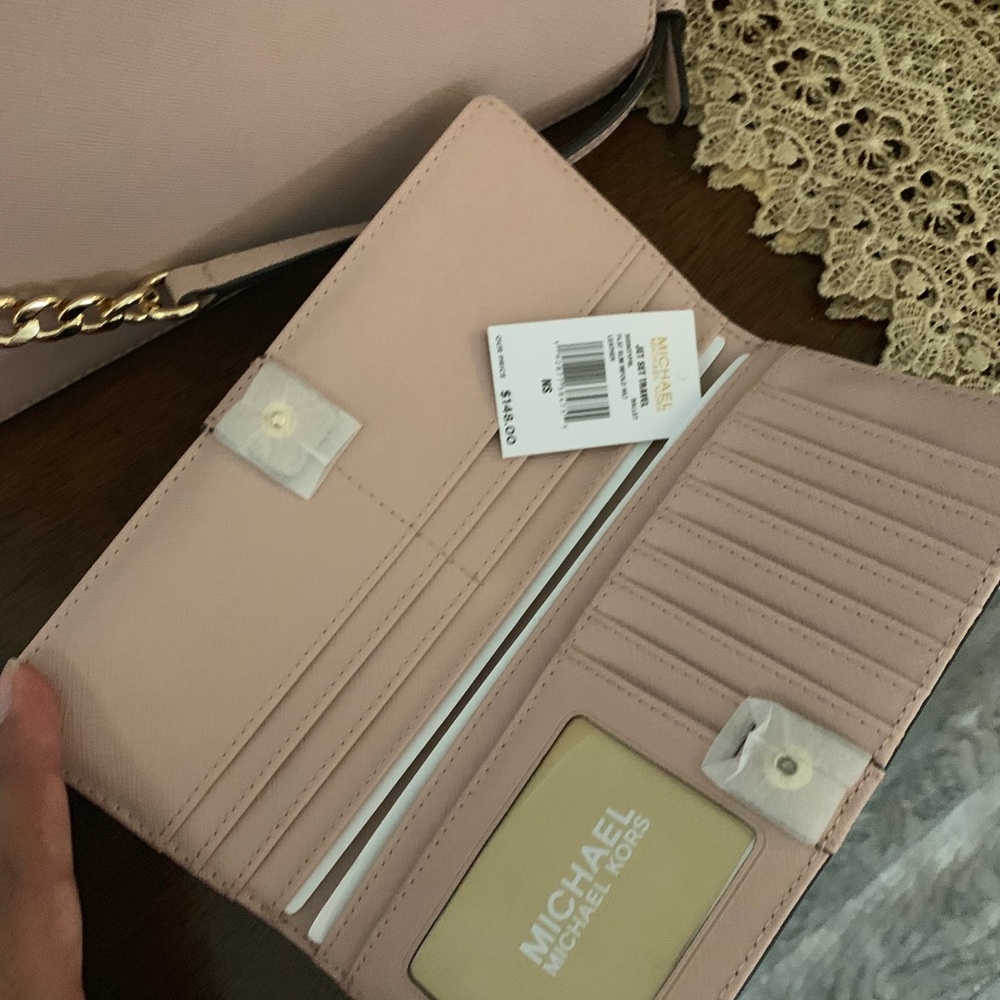 New MK set 💕 Pink ballet bag and wallet - Picture 3 of 7